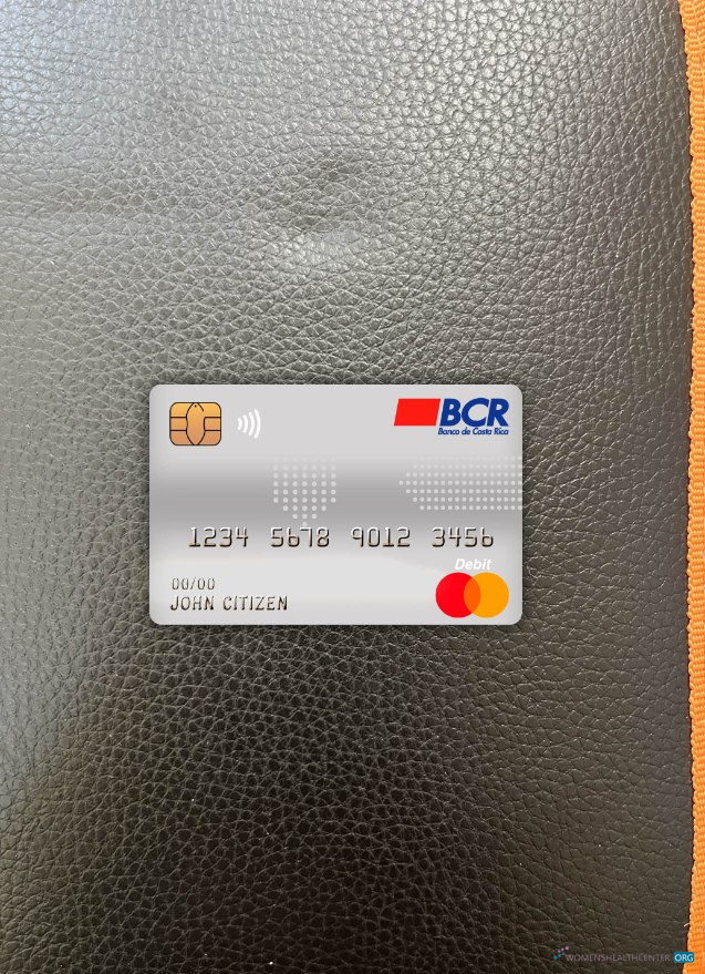 Download Costa Rica The Bank of Costa Rica master debit card photolook front Photoshop template